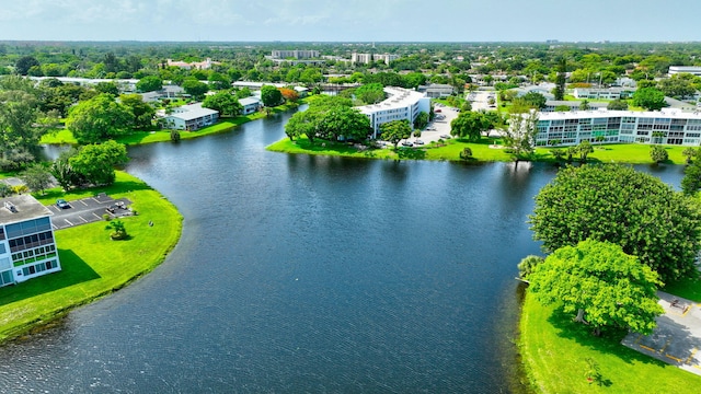 1116 Cambridge E Unit E, Deerfield Beach, FL 33442 - bird's eye view of a nearby body of water