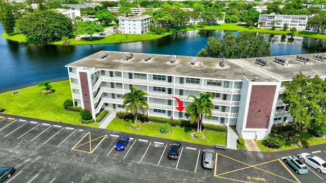 1116 Cambridge E Unit E, Deerfield Beach, FL 33442 - drone / aerial view of a large body of water and apartment complex / building