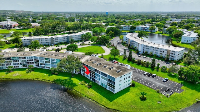 1116 Cambridge E Unit E, Deerfield Beach, FL 33442 - drone / aerial view of apartment complex / building and a nearby body of water