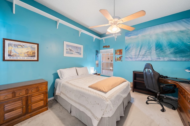 13277 Opal Ln, Wellington, FL 33414 - bedroom featuring carpet floors, an office area, and ceiling fan