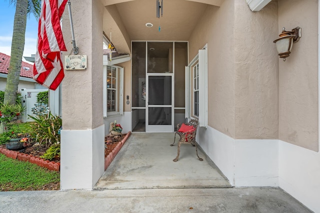 13277 Opal Ln, Wellington, FL 33414 - doorway to property with stucco siding