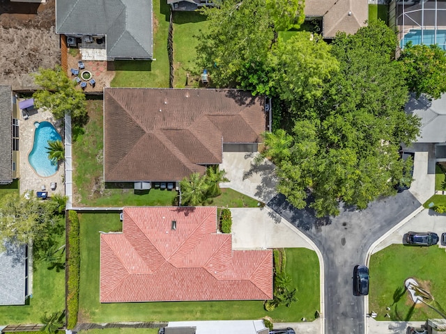13277 Opal Ln, Wellington, FL 33414 - aerial view of a pool area