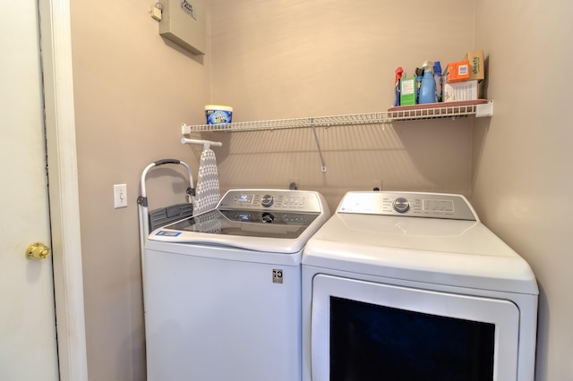 3892 SW Jablo St, Port Saint Lucie, FL 34953 - washroom with separate washer and dryer