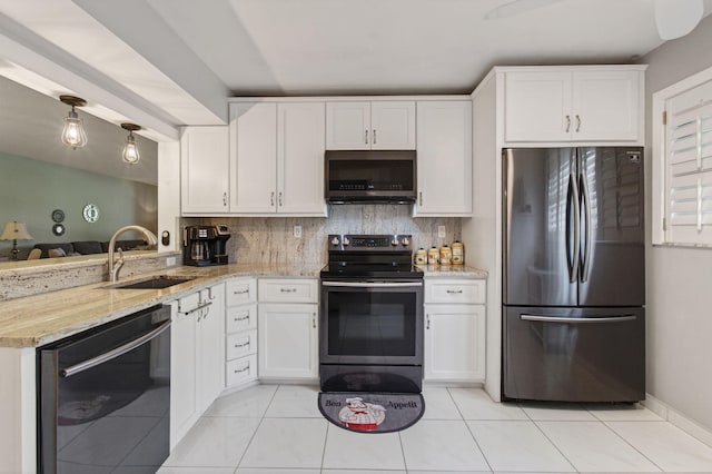 15450 Pembridge Ave Unit 189, Delray Beach, FL 33484 - kitchen featuring freestanding refrigerator, electric range, dishwasher, a sink, and decorative backsplash