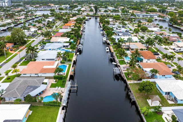 400 SE 5th Ter, Pompano Beach, FL 33060 - aerial view of residential area with a large body of water