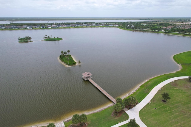 1233 Wandering Willow Way, Loxahatchee, FL 33470 - drone / aerial view of a nearby body of water
