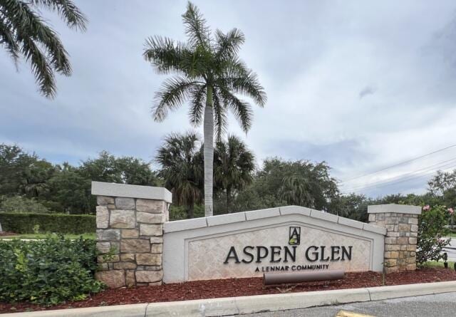 3841 E Aspen Leaf Dr, Boynton Beach, FL 33436 - view of community / neighborhood sign