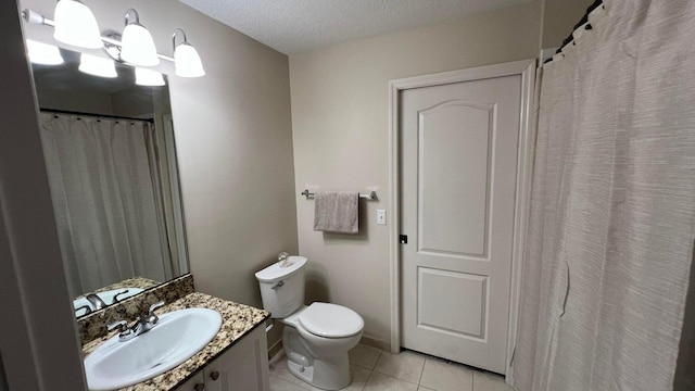 11021 Legacy Ln Unit 302, Palm Beach Gardens, FL 33410 - full bathroom featuring vanity, tile patterned flooring, and a textured ceiling