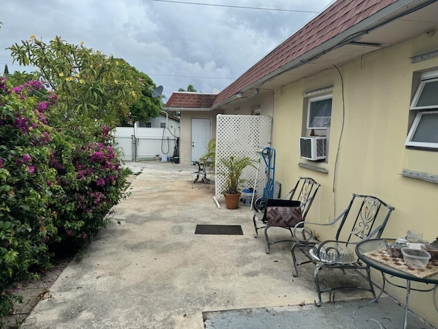 4601 Lake Ave, West Palm Beach, FL 33405 - view of patio / terrace with cooling unit