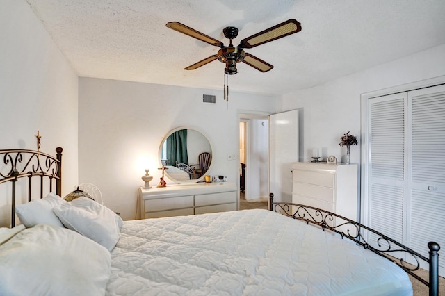 505 High Point Blvd N Unit A, Delray Beach, FL 33445 - carpeted bedroom with a closet and ceiling fan