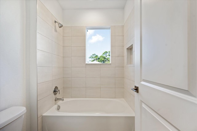 18478 Claybrook St, Jupiter, FL 33458 - bathroom featuring toilet and bathing tub / shower combination