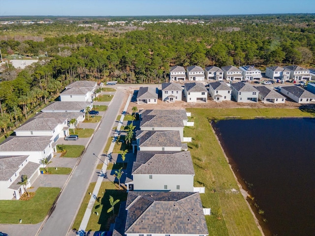 18478 Claybrook St, Jupiter, FL 33458 - aerial view of residential area featuring a nearby body of water and a forest