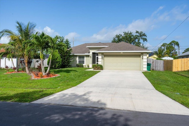 3650 SW Parsons St, Port Saint Lucie, FL 34953 - single story home featuring a garage, driveway, stucco siding, and roof with shingles