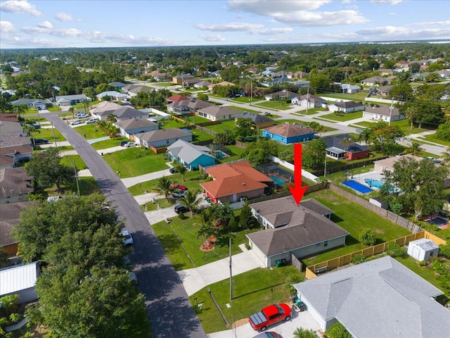 3650 SW Parsons St, Port Saint Lucie, FL 34953 - aerial perspective of suburban area