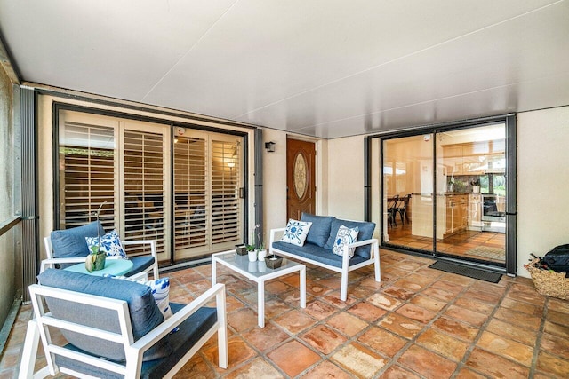 125 1st Ter, Palm Beach Gardens, FL 33418 - sunroom / solarium with an outdoor hangout area