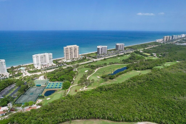8750 S Ocean Dr Unit 731, Jensen Beach, FL 34957 - bird's eye view of a large body of water and a golf course
