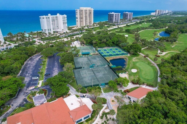 8750 S Ocean Dr Unit 731, Jensen Beach, FL 34957 - aerial view of a nearby body of water and a golf course