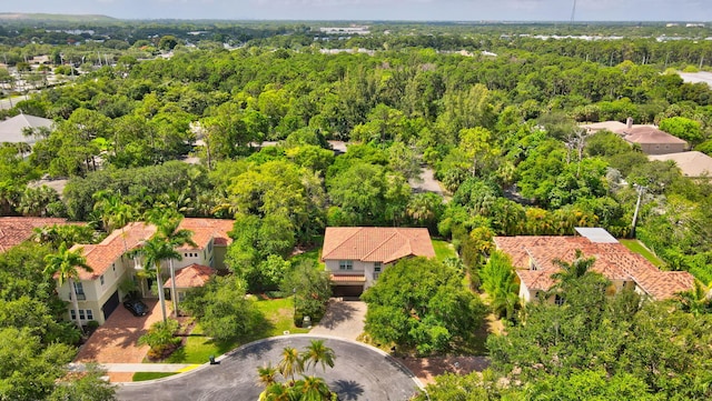 4652 Saxon Rd, Coconut Creek, FL 33073 - aerial perspective of suburban area featuring a forest