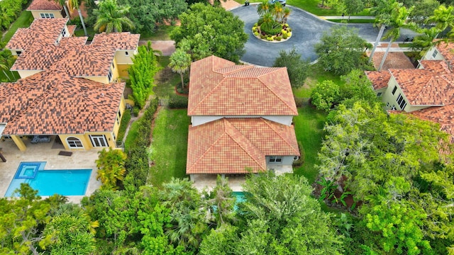 4652 Saxon Rd, Coconut Creek, FL 33073 - view from above of property with a pool