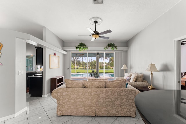 165 SE Osprey Rdg, Port Saint Lucie, FL 34984 - living room with ceiling fan