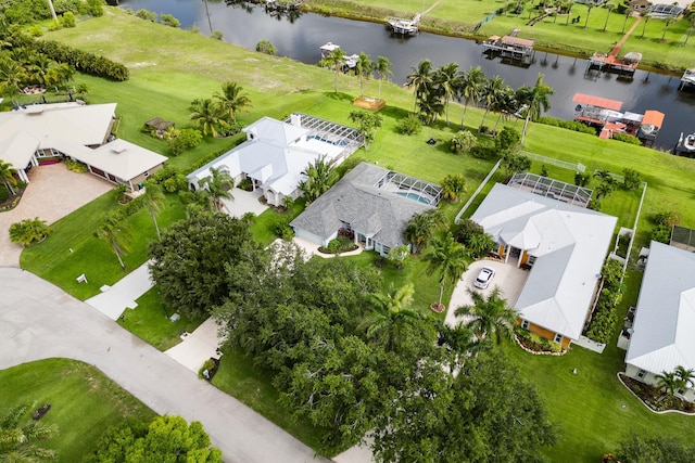 165 SE Osprey Rdg, Port Saint Lucie, FL 34984 - aerial perspective of suburban area with a large body of water