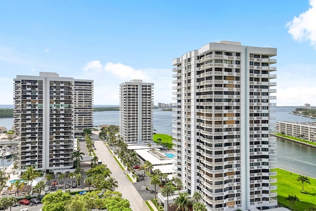 123 Lakeshore Dr Unit 1145, North Palm Beach, FL 33408 - view of apartment building / complex featuring a water view and a view of city