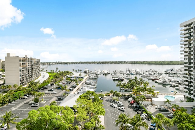 123 Lakeshore Dr Unit 1145, North Palm Beach, FL 33408 - water view with numerous boat docks