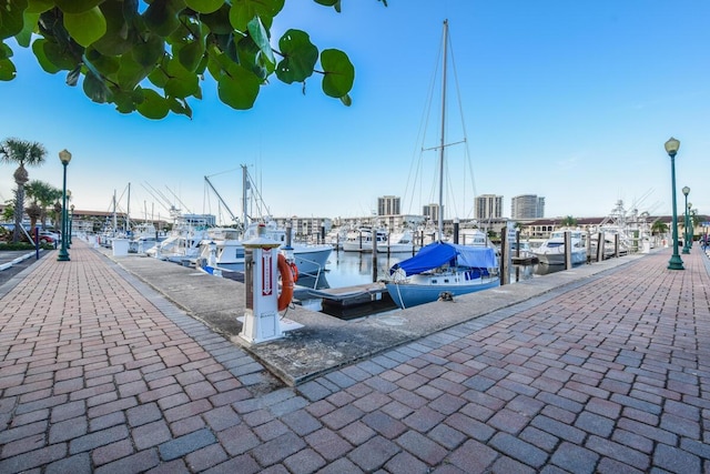 123 Lakeshore Dr Unit 1145, North Palm Beach, FL 33408 - dock area with view of marina and a water view