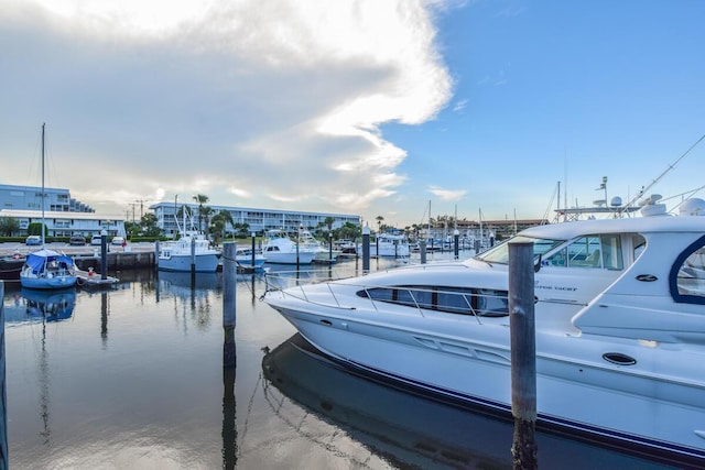 123 Lakeshore Dr Unit 1145, North Palm Beach, FL 33408 - dock area featuring a water view