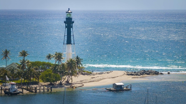 2501 N Ocean Blvd Unit 3, Pompano Beach, FL 33062 - water view featuring nearby beach