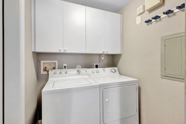 11013 Legacy Ln Unit 103, Palm Beach Gardens, FL 33410 - laundry area with cabinet space, independent washer and dryer, and electric panel