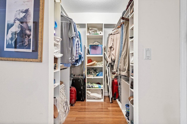 3606 S Ocean Blvd Unit 201, Highland Beach, FL 33487 - walk in closet featuring wood finished floors
