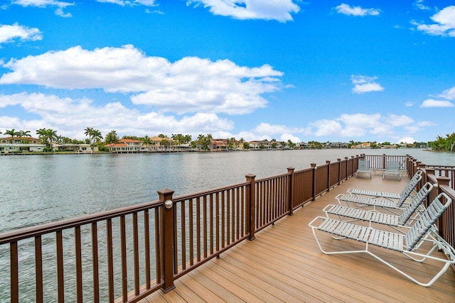 3606 S Ocean Blvd Unit 201, Highland Beach, FL 33487 - dock area featuring a water view
