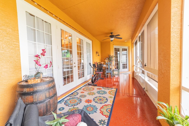 7611 SW 21st Pkwy, Okeechobee, FL 34974 - sunroom with french doors