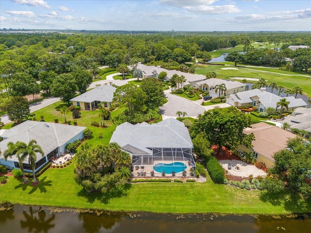 10312 Inverness Way, Port Saint Lucie, FL 34986 - aerial perspective of suburban area with a nearby body of water and a golf club