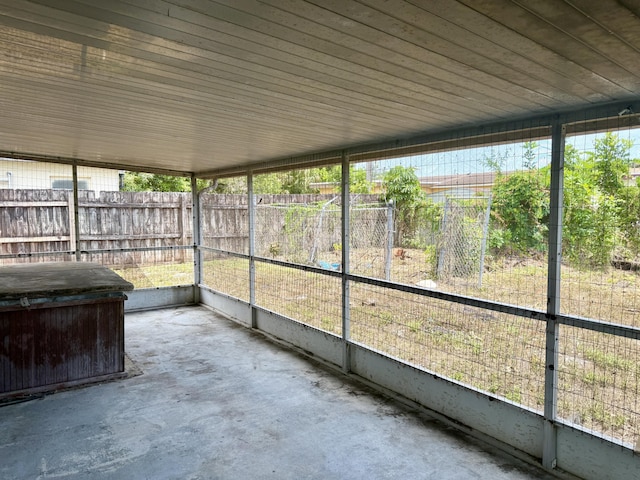 1376 Meadowbrook Dr, West Palm Beach, FL 33417 - view of unfurnished sunroom
