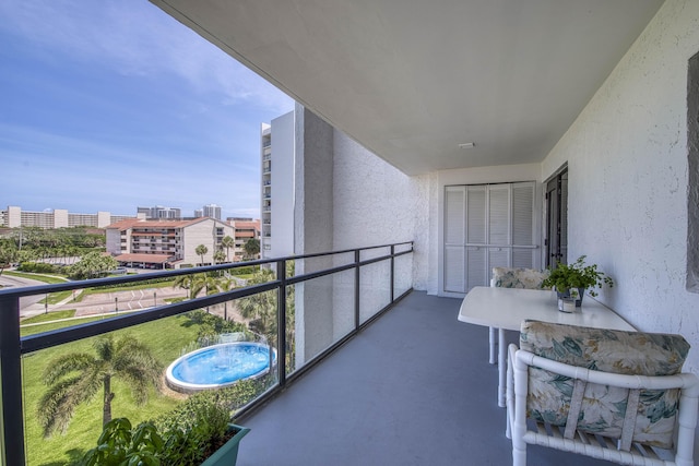 336 Golfview Rd Unit 518, North Palm Beach, FL 33408 - balcony with a city view