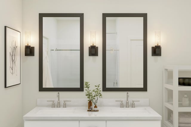 4572 SW Savona Blvd Unit 16, Port Saint Lucie, FL 34953 - full bathroom with double vanity