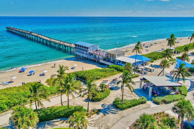 404 S M St Unit 1, Lake Worth Beach, FL 33460 - bird's eye view of expansive beach