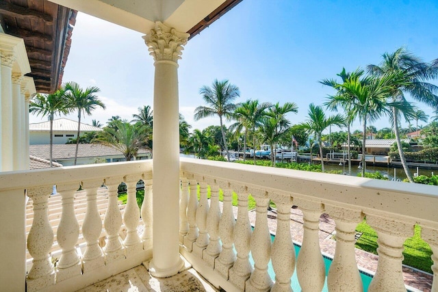 25 Harbor Dr, Lake Worth Beach, FL 33460 - balcony with a water view
