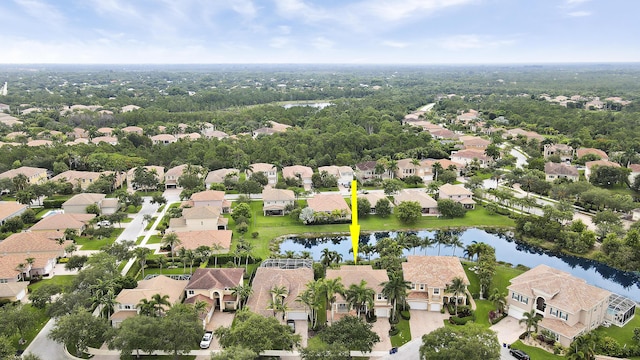 5605 SW Gray Fox Dr, Palm City, FL 34990 - aerial view of residential area featuring a nearby body of water