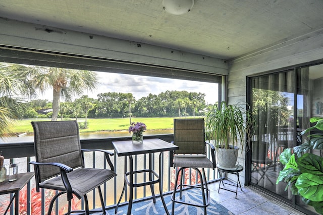 5725 Pelican Pointe Dr Unit 4, Sebastian, FL 32958 - wooden terrace with view of scattered trees
