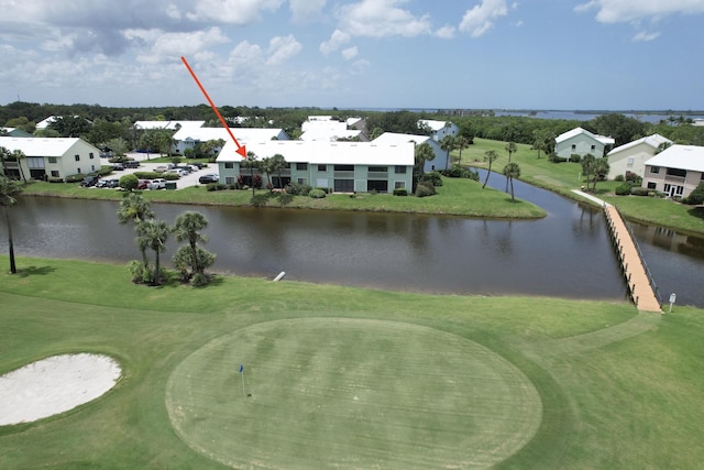 5725 Pelican Pointe Dr Unit 4, Sebastian, FL 32958 - view of community with a water view and golf course view
