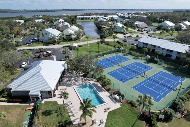 5725 Pelican Pointe Dr Unit 4, Sebastian, FL 32958 - bird's eye view of a large body of water and a pool