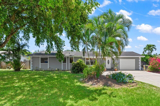 4694 Brady Blvd, Delray Beach, FL 33445 - ranch-style house featuring stucco siding, driveway, and a garage