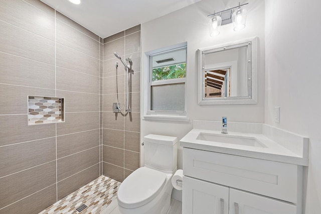 19960 Earlwood Dr, Jupiter, FL 33458 - bathroom with vanity and tiled shower