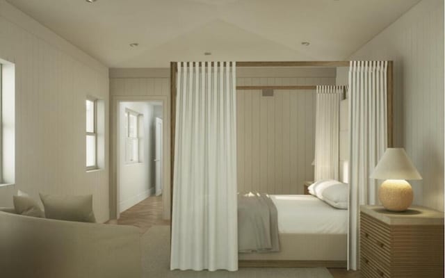 227 Greymon Dr, West Palm Beach, FL 33405 - bedroom featuring lofted ceiling and carpet floors
