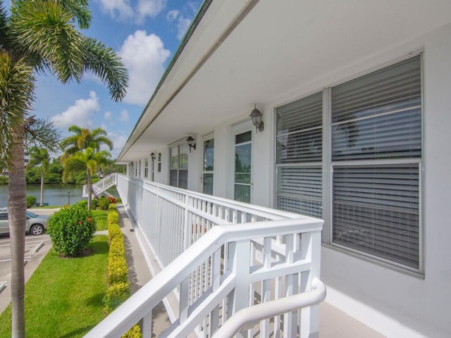 2800 Indian River Blvd Unit J6, Vero Beach, FL 32960 - view of patio featuring a water view