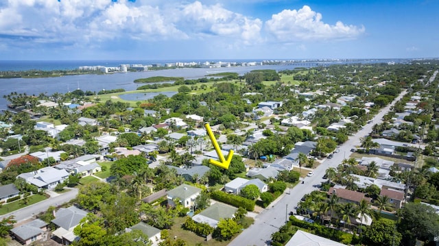 1630 N Ocean Breeze, Lake Worth Beach, FL 33460 - aerial view of property's location with a nearby body of water and nearby suburban area
