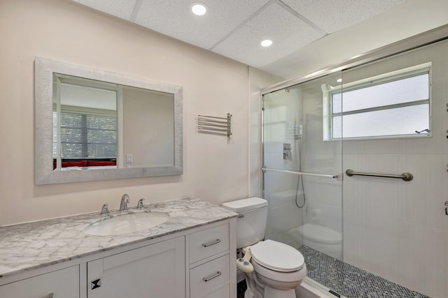 2901 NW 46th Ave Unit 101, Lauderdale Lakes, FL 33313 - bathroom featuring a stall shower and vanity
